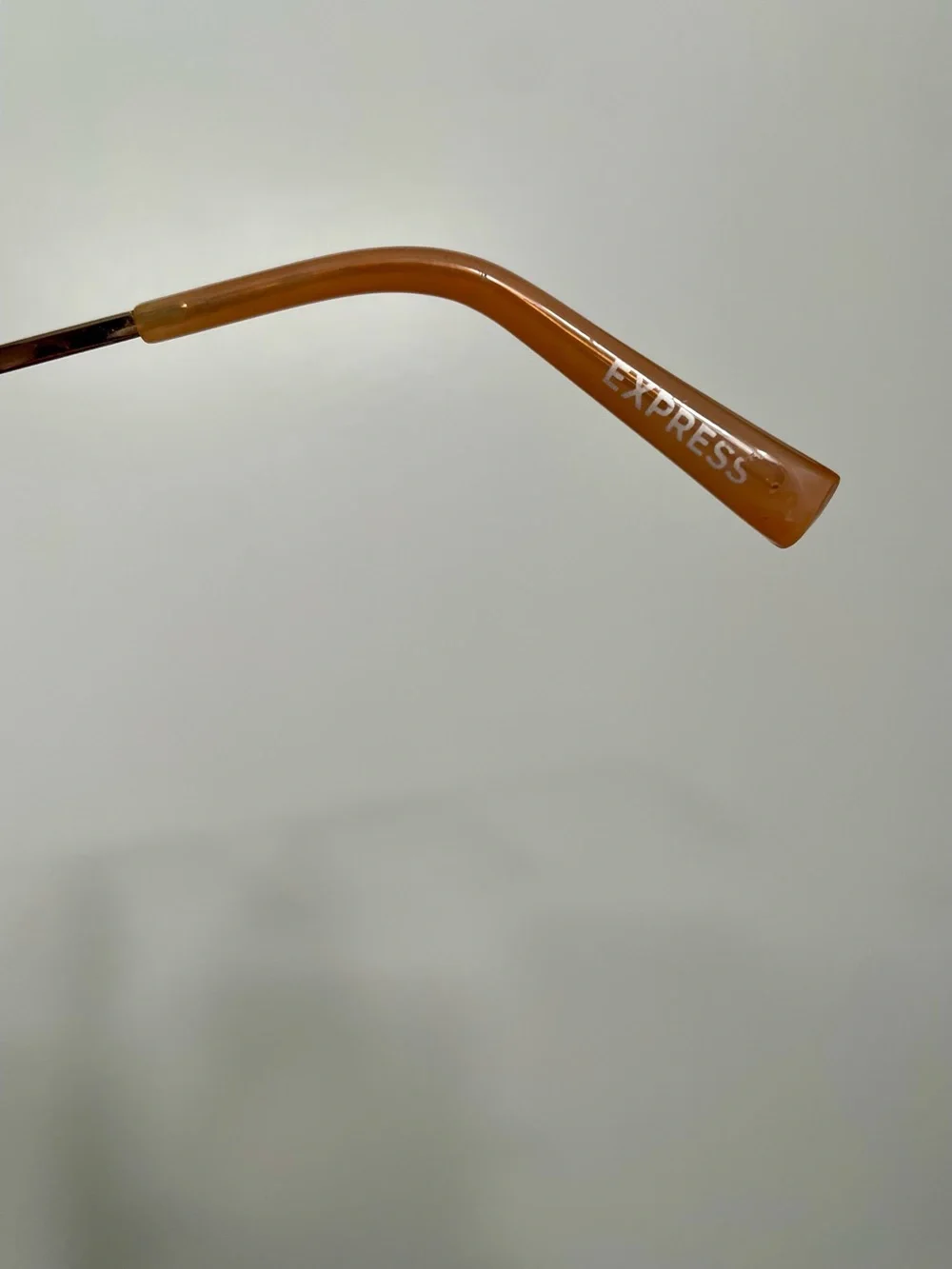 Express Gold Frame Brown Gradient Lens Women's Aviator Sunglasses